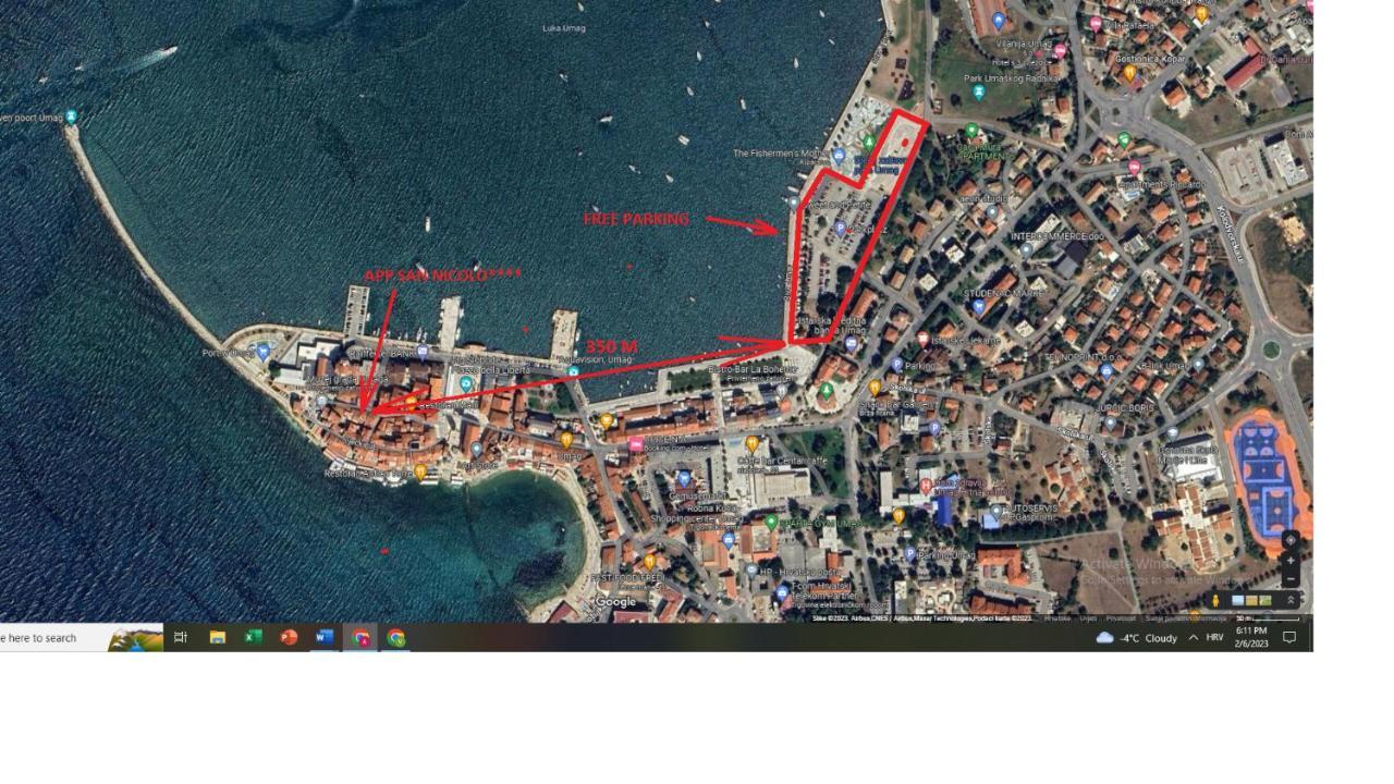San Nicolo Apartment Umag Bagian luar foto